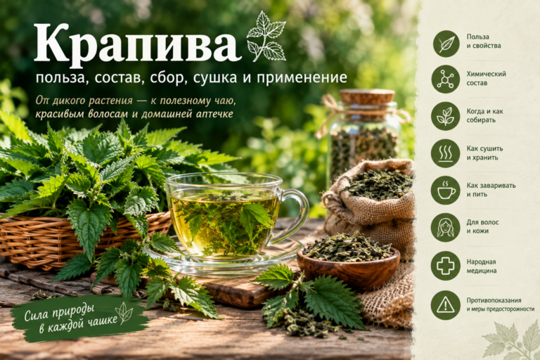 крапива для здоровья